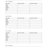 Home Rental Inspection Checklist Template